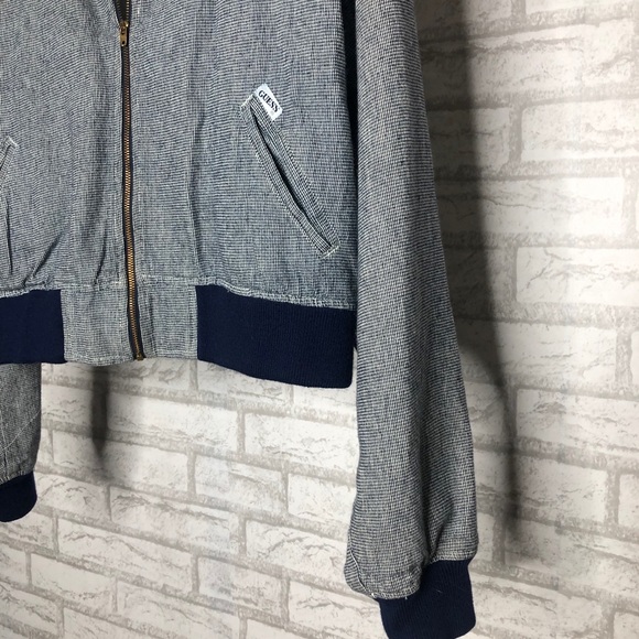 Vintage Guess Zip Up Check Bomber Jacket - Picture 2 of 7